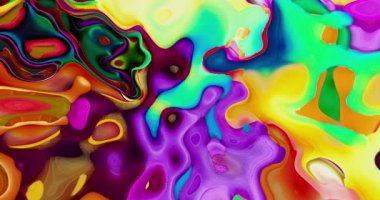 Soyut renkli animasyon. Çok renkli arka plan. Soyut çok renkli arkaplan taşınıyor