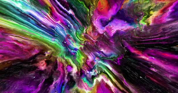 Abstract Kleurrijke Animatie Multicolor Vloeibare Achtergrond Bewegende Abstracte Veelkleurige Achtergrond — Stockvideo