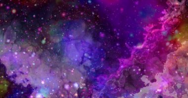 Soyut renkli animasyon. Çok renkli arka plan. Soyut çok renkli arkaplan taşınıyor