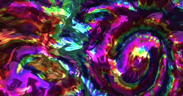 Abstract Kleurrijke Animatie Multicolor Vloeibare Achtergrond Bewegende Abstracte Veelkleurige Achtergrond — Stockvideo