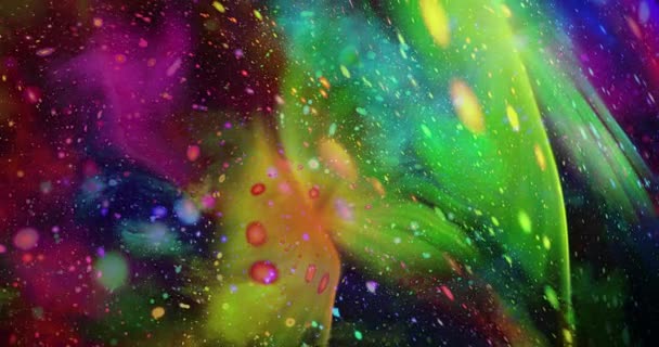 Animación Colorida Abstracta Fondo Líquido Multicolor Fondo Multicolor Abstracto Móvil — Vídeos de Stock