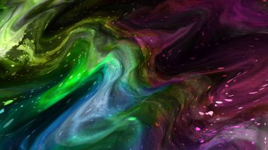 Soyut arkaplan, soyut modern resim. Dijital modern arkaplan. Renkli arkaplan resmi. Desenli arkaplan, dijital boyalı soyut tasarımı, renkli grunge dokusu, 3d soyut.