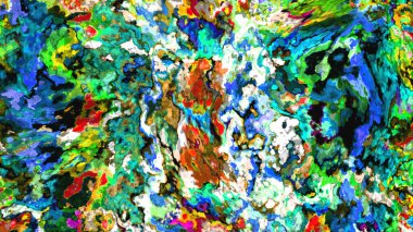 Soyut arkaplan, soyut modern resim. Dijital modern arkaplan. Renkli arkaplan resmi. Desenli arkaplan, dijital boyalı soyut tasarımı, renkli grunge dokusu, 3d soyut.