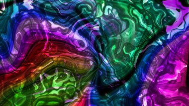 Soyut arkaplan, soyut modern resim. Dijital modern arkaplan. Renkli arkaplan resmi. Desenli arkaplan, dijital boyalı soyut tasarımı, renkli grunge dokusu, 3d soyut.