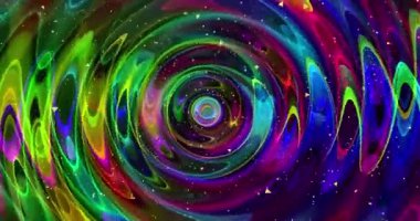 Soyut renkli animasyon. Çok renkli sıvı arkaplan. Güzel eğimli doku, soyut çok renkli arkaplan, Hareket grafiği