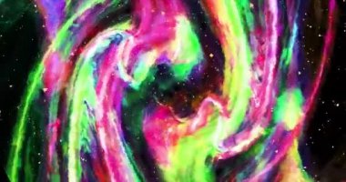 Soyut renkli animasyon. Çok renkli sıvı arkaplan. Güzel eğimli doku, soyut çok renkli arkaplan, Hareket grafiği