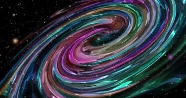 Soyut renkli animasyon. Çok renkli sıvı arkaplan. Güzel eğimli doku, soyut çok renkli arkaplan, Hareket grafiği