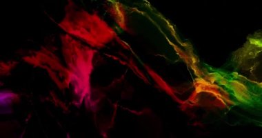 Soyut renkli animasyon. Çok renkli sıvı arkaplan. Güzel eğimli doku, soyut çok renkli arkaplan, Hareket grafiği