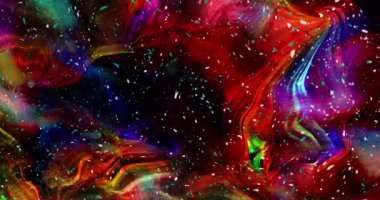 Soyut renkli animasyon. Çok renkli sıvı arkaplan. Güzel eğimli doku, soyut çok renkli arkaplan, Hareket grafiği