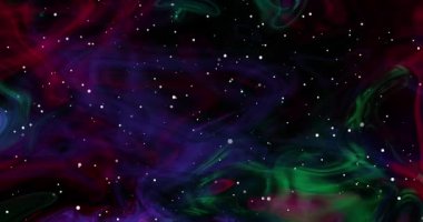 Soyut renkli animasyon. Çok renkli sıvı arka plan. Güzel dijital resim filmi, soyut arkaplan filmi.