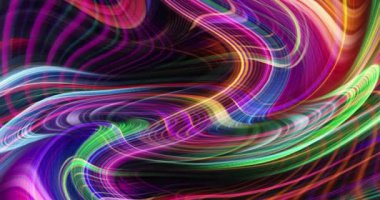 Soyut renkli animasyon. Çok renkli sıvı arkaplan. Güzel eğimli doku, soyut çok renkli arkaplan, Hareket grafiği