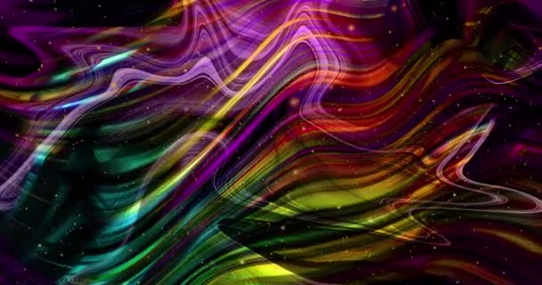 Animação Colorida Abstrata Fundo Líquido Multicolor Textura Gradiente Bonita Movendo — Vídeo de Stock