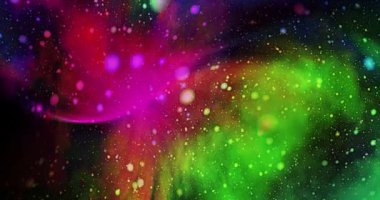 Soyut renkli animasyon. Çok renkli sıvı arka plan. Güzel dijital resim filmi, soyut arkaplan filmi.