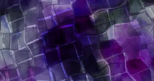 Abstrakcyjna Kolorowa Animacja Wielokolorowe Ciekłe Tło Piękny Cyfrowy Film Malarski — Wideo stockowe