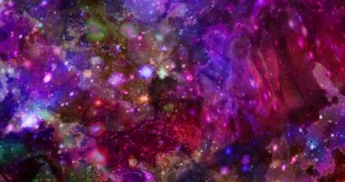 Soyut renkli animasyon. Çok renkli sıvı arka plan. Güzel dijital resim filmi, soyut arkaplan filmi.