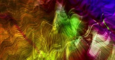 Soyut renkli animasyon. Çok renkli sıvı arka plan. Güzel dijital resim filmi, soyut arkaplan filmi.