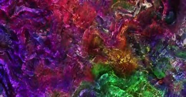 Soyut renkli animasyon. Çok renkli sıvı arka plan. Güzel dijital resim filmi, soyut arkaplan filmi.
