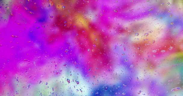 Astratto Colorato Animazione Multicolor Liquido Background Beautiful Digitale Pittura Film — Video Stock