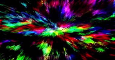 Soyut renkli animasyon. Çok renkli sıvı arka plan. Güzel dijital resim filmi, soyut arkaplan filmi.