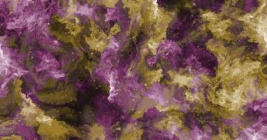 Soyut renkli animasyon. Çok renkli sıvı arka plan. Güzel dijital resim filmi, soyut arkaplan filmi.