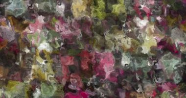Soyut renkli animasyon. Çok renkli sıvı arka plan. Güzel dijital resim filmi, soyut arkaplan filmi.