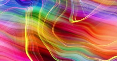 Soyut renkli animasyon. Çok renkli sıvı arka plan. Güzel dijital resim filmi, soyut arkaplan filmi.