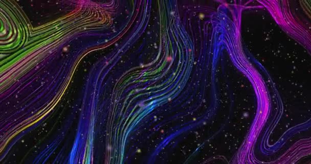 Abstracte Kleurrijke Animatie Meerkleurige Vloeibare Achtergrond Mooie Digitale Schilderfilm Abstracte — Stockvideo