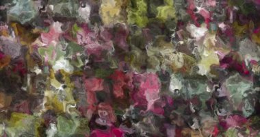Soyut renkli animasyon. Çok renkli sıvı arka plan. Güzel dijital resim filmi, soyut arkaplan filmi.