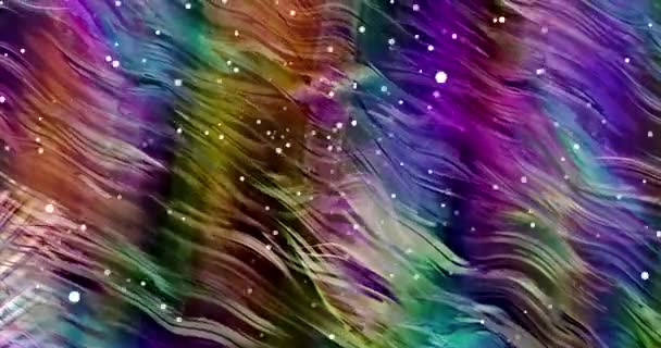 Abstrakti Värikäs Animaatio Monivärinen Nestemäinen Tausta Kaunis Digitaalinen Maalaus Elokuva — kuvapankkivideo