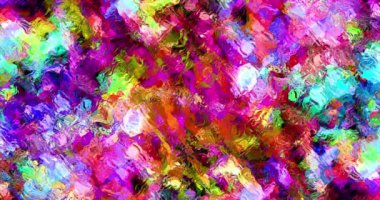 Soyut renkli animasyon. Çok renkli sıvı arka plan. Güzel dijital resim filmi, soyut arkaplan filmi.