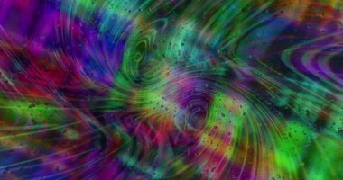 Soyut renkli animasyon. Çok renkli sıvı arka plan. Güzel dijital resim filmi, soyut arkaplan filmi.