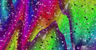 Soyut renkli animasyon. Çok renkli sıvı arka plan. Güzel dijital resim filmi, soyut arkaplan filmi.