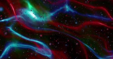 Soyut renkli animasyon. Çok renkli sıvı arka plan. Güzel dijital resim filmi, soyut arkaplan filmi.