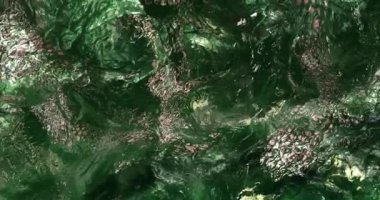 Soyut renkli animasyon. Çok renkli sıvı arka plan. Güzel dijital resim filmi, soyut arkaplan filmi.