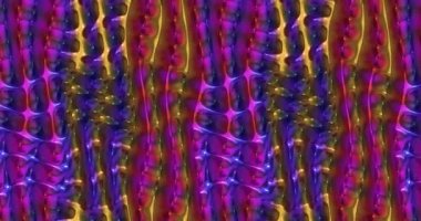 Soyut renkli animasyon. Çok renkli sıvı arka plan. Güzel dijital resim filmi, soyut arkaplan filmi.