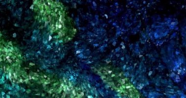 Soyut renkli animasyon. Çok renkli sıvı arka plan. Güzel dijital resim filmi, soyut arkaplan filmi.