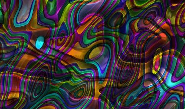 Soyut arkaplan, soyut modern resim. Dijital modern arkaplan. Renkli arkaplan resmi. Desenli arkaplan, dijital boyalı soyut tasarımı, renkli grunge dokusu, 3d soyut.