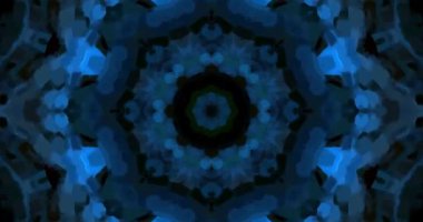 Soyut renkli animasyon. Çok renkli sıvı arka plan. Güzel dijital resim filmi, soyut arkaplan filmi.