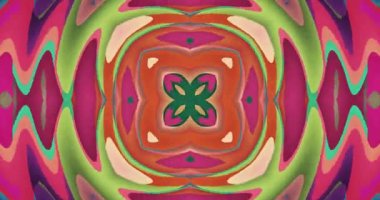 Soyut renkli animasyon. Çok renkli sıvı arka plan. Güzel dijital resim filmi, soyut arkaplan filmi.