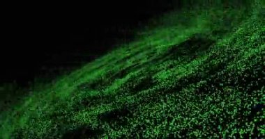 Soyut renkli animasyon. Çok renkli sıvı arka plan. Güzel dijital resim filmi, soyut arkaplan filmi.