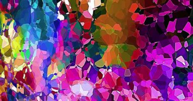 Soyut renkli animasyon. Çok renkli sıvı arka plan. Güzel dijital resim filmi, soyut arkaplan filmi.