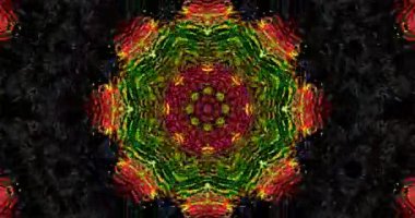 Soyut renkli animasyon. Çok renkli sıvı arka plan. Güzel dijital resim filmi, soyut arkaplan filmi.