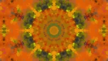 Soyut renkli animasyon. Çok renkli sıvı arka plan. Güzel dijital resim filmi, soyut arkaplan filmi.