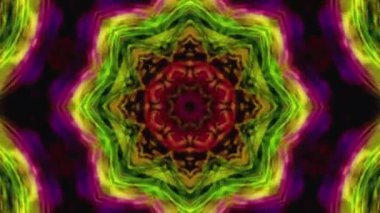 Soyut renkli animasyon. Çok renkli sıvı arka plan. Güzel dijital resim filmi, soyut arkaplan filmi.