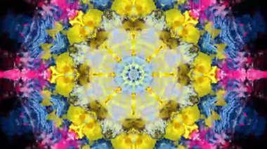 Soyut renkli animasyon. Çok renkli sıvı arka plan. Güzel dijital resim filmi, soyut arkaplan filmi.