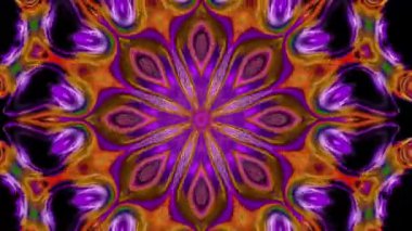 Soyut renkli animasyon. Çok renkli sıvı arka plan. Güzel dijital resim filmi, soyut arkaplan filmi.