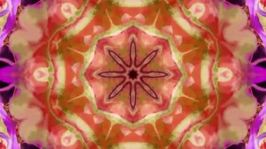 Soyut renkli animasyon. Çok renkli sıvı arka plan. Güzel dijital resim filmi, soyut arkaplan filmi.