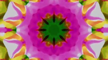 Soyut renkli animasyon. Çok renkli sıvı arka plan. Güzel dijital resim filmi, soyut arkaplan filmi.