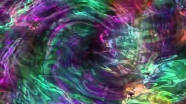 Soyut renkli animasyon. Çok renkli sıvı arka plan. Güzel dijital resim filmi, soyut arkaplan filmi.