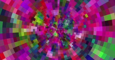 Soyut renkli animasyon. Çok renkli sıvı arka plan. Güzel dijital resim filmi, soyut arkaplan filmi.